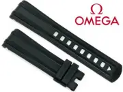 Omega Seamaster 300m Replacement Black Rubber Watch Band 20mm CVZ010482 New OEM