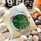 New Nixon A045-1696 The Time Teller Green Sunray Stainless Steel Watch 37mm