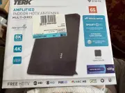 NIB TERK Amplified Indoor HDTV Antenna MultiDirectional Reception 8K Ultra HD 4K