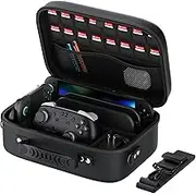 Mozuper Switch 2 Case for Nintendo Switch 2(2025), Hard Shell Soft Lining Full Protection All in One Travel Case with Game Card Slots, Carrying Bag for Switch 2 Dock Pro Controller Accessories Black