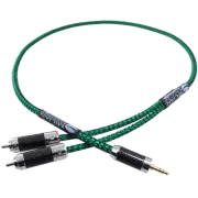 3.5 mm Mini Plug to Dual RCA Stereo Breakout Cable