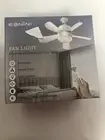 Socket Fan Light, Small Ceiling Fan with Light and Remote, Fan Light Bulb
