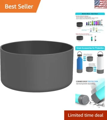 Durable Silicone Bottom Boot for Hydro Flask and Stanley Tumblers - Stone Color