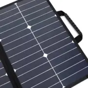For 12V Battery Foldable Power Kit 50W Solar Panel Camping Outdoor Activities