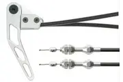 Lokar Hi-Teck Boot Release Cable Kit With Black Handle & Housing Finish RHD