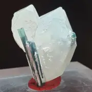 91 Carats Awesome Quality Beautiful Natural Color Tourmaline Crystal With Quartz