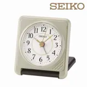 SEIKO Compact Folding Travel Clock Champagne Gold Japanese Domestic Model