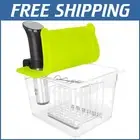 Versatile 12QT Sous Vide Container with Silicone Lid & Stable Rack for Cooking
