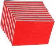 10pcs Sanding Sponge Sanding Paper Flocking Woodworking Paper Wet Dry Block for Paint Surface