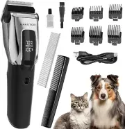 Dog Clippers, Hair Clippers for Dog Grooming, Professional Dog Trimmer for Thick