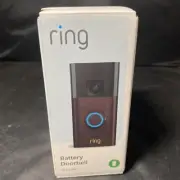 New Ring Battery Doorbell Camera, Venetian Bronze Head-to-toe View Two-way-talk