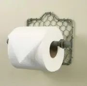 Chicken Wire Tissue Toilet Paper TP Holder Rustic Farmhouse Primitive Country