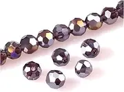 [BOSAIYA] zz 6 8mm Czech Round Spacer Glass Beads for Jewelry Making DIY Accessories Colorful Faceted Crystal Beads TL521 (Color : 12, Item Diameter : 8mm 70pcs)