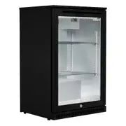 Husky 118L Single Door Alfresco Drinks Chiller With Anti-Condensation Door In Black (ALF-C1-BLK-840)