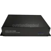 4K SDI Video Encoder H.265 H.264 Encoder Ultra Low Latency Audio Video Output SZ