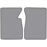 1965 Ford F-250 Loop Carpet Logo Floor Mat 2pc - Floor Mounted Pedal (for: Ford)