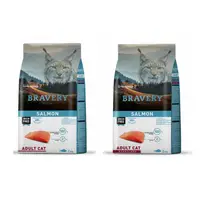 在飛比找蝦皮商城優惠-Bravery 焙菲力健康貓糧深海鮭魚系列2KG【超取免運】