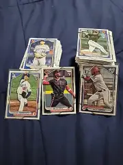 2024 Bowman Baseball Complete 250 Card Paper Base Set: 1-100 & BP 1-BP 150