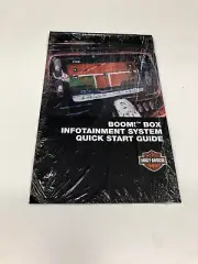 Harley DAVIDSON OEM 2014 Touring BOOM! Box Infotainment Quick Start Guide Book