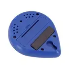 Digital Timer Black/White/Blue With Alarm & Suction Cup 5.9x7.5x1.6cm Bathroom