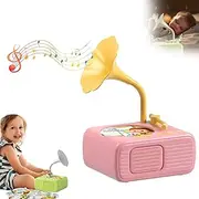 Storytone - Interactive Music & Story Gramophone for Kids, Storytone Gramophone, Kids Phonograph Record Player, Kids Phonograph with 96 Cards, Musical Sensory Toy for Boys, Girls (Pink)