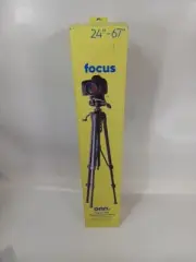 Onn 24-67 inch Tripod for Smartphone, DSLR , SLR, & GoPro cameras Collapsible
