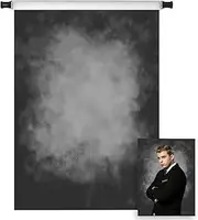 Kate 5ft(W)x7ft(H) Black Abstract Photography Backdrop Portrait Photo Back Cloth Professional Shot Studio Props