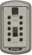 Kidde AccessPoint 001414 KeySafe Original Slimline Push Button Combination Permanent Key Lock Box, 2-Key, Clay Beige