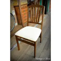 在飛比找蝦皮購物優惠-美國古董STAKMORE木製老摺疊椅 復古折疊椅 [CHAI