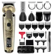 Beard Trimmer Mustache Trimmer for Men 8 in 1 Adjustable Speed Waterproof Hai...