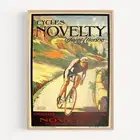 Cycles Novelty Saint-Etienne Dupin (France) Bicycle 1925 Retro Vintage Poster Pr