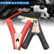 4x Insulated Crocodile Clips 100A Electrical Battery Connectors Alligator Clamps