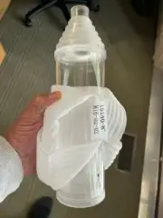 Star Trek Romulan Ale Decanter with Label 3D Printed SEMI CLEAR Kirk McCoy