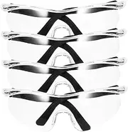 WOONEKY 4pcs Child Scratch Proof Goggles for Toddler Protective Eyewear for Kids Safety Goggles for Young Children