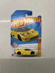 Hot Wheels 2022 '94 Bugatti EB110 SS Yellow RYU'S Rides 65/250 HW Turbo