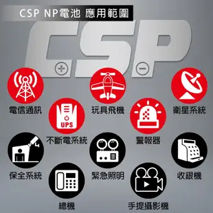 【CSP】NP1.8-24 (24V1.8AH)鉛酸電池 消防受信總機 廣播主機(台灣製) (10折)