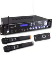 Pyle Bluetooth Home Audio Power Amplifier -4 Ch. 3000W, Stereo Receiver w/Speake