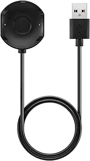 Charging Cable Intended for Nokia Steel hr/Withings Hybrid Smartwatch Charger, 3.3ft Replacement USB Magnetic Fast Charging Dock Intended for Withings Hybrid Watch (Black)