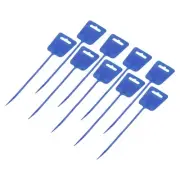 25pcs Marker Cable Zip Ties, 8 Inch Self-Locking Labels Zip Tie Wraps, Blue