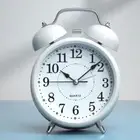 Retro Alarm Clock Mechanical Double Bell Home Office Desktop Metal Alarm Clock