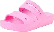 [Crocs] Women's Via Platform Sandal, Electric Pink, 5 UK, Electric Pink, 7 US