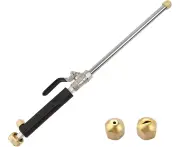 High Pressure Power Washer Wand, Hydro Jet Water Hose Nozzle,Watering Sprayer Cleaning Tool, Wand Lance for Gutter Patio Car Pet Window Glass Blue