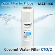 Matrikx + CTO/2 Coconut Water Filter 5 Micron 10" (cb-cto-10)