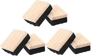 DOITOOL 6pcs Blackboard Erasers Felt Chalkboard Cleaner for Home School Office Reusable Lightweight Chalkboard Cleaner for Teachers Students Parents