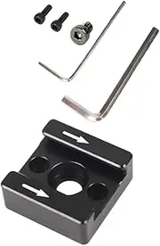 QUMIIRITY 1 Set Cold Shoe Mount Adapter for Cameras Easy to Install Screw Hole Bracket for LED Light Flash and Monitor Non Slip Base for Stability Compatible with DSLR Cameras