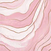 Rose Gold 'Rose All Day' Lunch Napkins - Geode Design