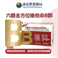 在飛比找蝦皮商城優惠-六鵬 全方位維他命B群 30粒/盒 全素 B群 維生素 重酒