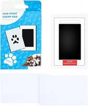 Paw Print Ink Pads - PetPaw Print Kit, Dog Paw Print Ink Pad | Compact NonToxic Paw Print Ink, Reusable Paw Print Ink Pad, Inkless Paw Print Kit, Paw Print Ink Pad, Dog Print Kit for Cats Dogs Puppy