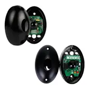 DC12V Infrared Photocell Beam Sensor Automatic Gate Door Garage Shutter Barrier Detector for Door black