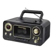 Studebaker Bluetooth Portable Stereo CD, AM/FM Stereo Radio and Black & Gold